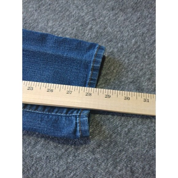 Levis Signature Jeans Womens 4 M Medium Misses Skinny Dark Wash Stretch Fit - Picture 10 of 12